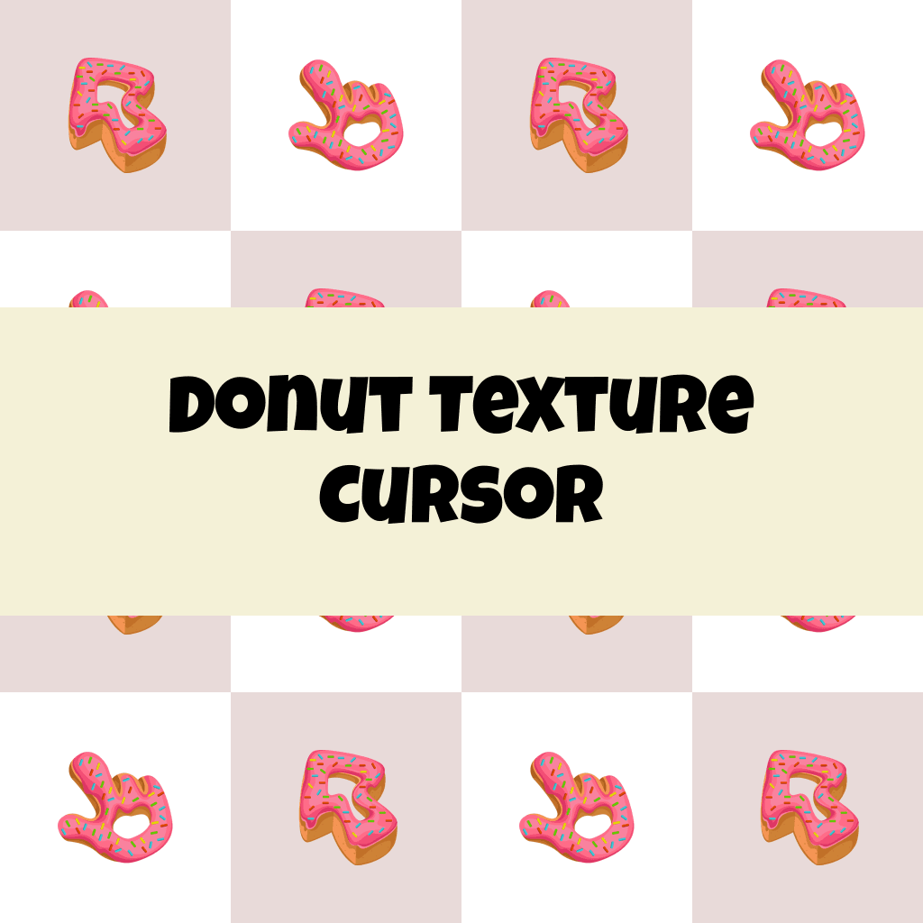 Preview Donut Texture cursor custom cursor pack